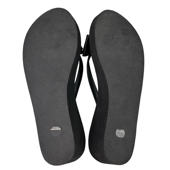 Disney Minnie Mouse Platform Wedge Thong Flip Flops Sandals 9 - Picture 6 of 12